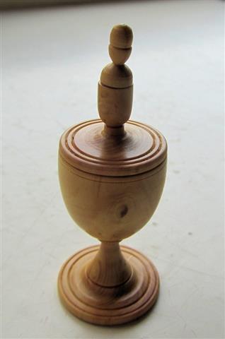 Project no4. A goblet with spice cup as part of the lid